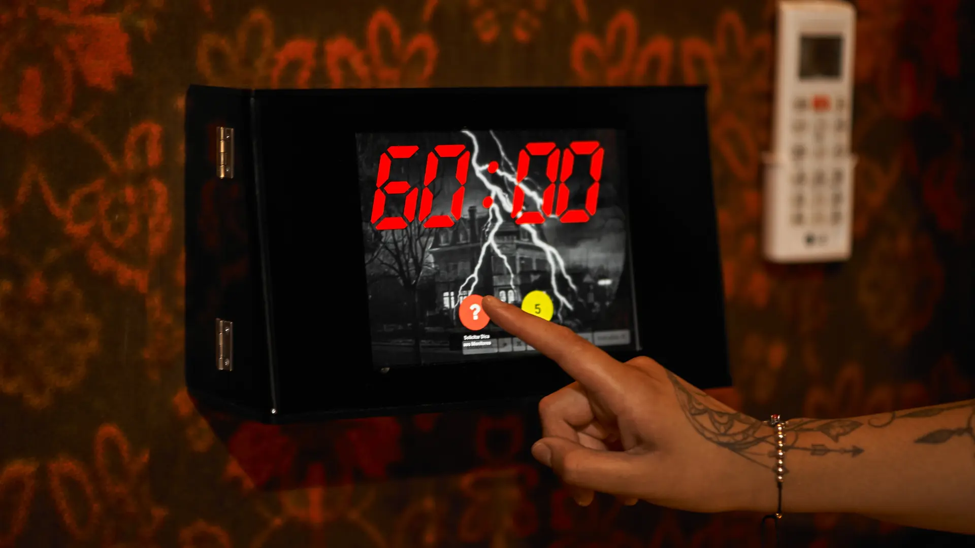 Jogadores no Escape Game